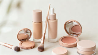 Gentle makeup products for sensitive skin.